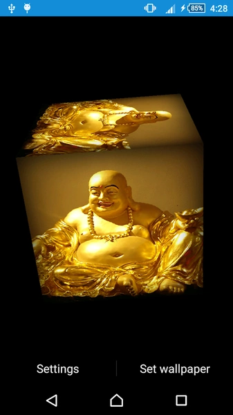 Laughing Buddha Live Wallpaper Скриншот 2