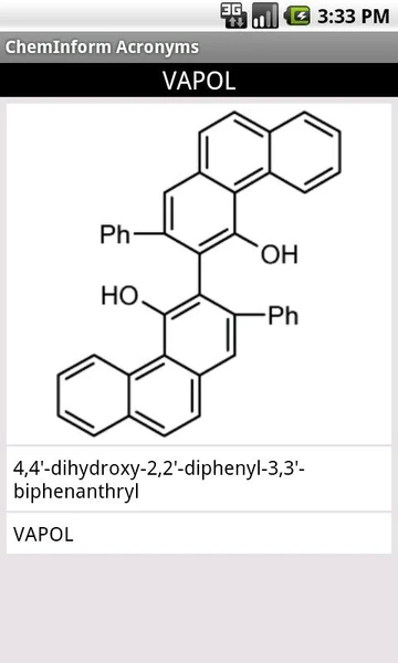 ChemInform Acronyms স্ক্রিনশট 0