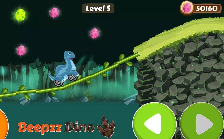 Car games for kids - Dino game Tangkapan skrin 2