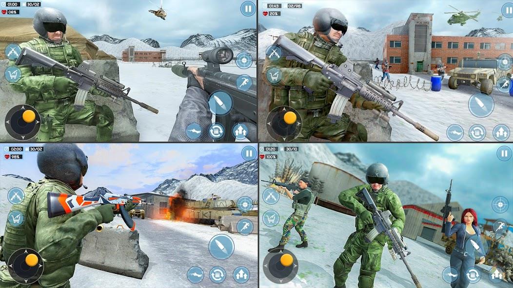 Modern Commando 3D: Army Games Скриншот 1