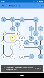 Hashi Puzzle Скриншот 1