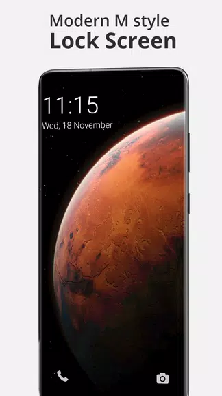 Modern Mi style Lock Screen应用截图第0张