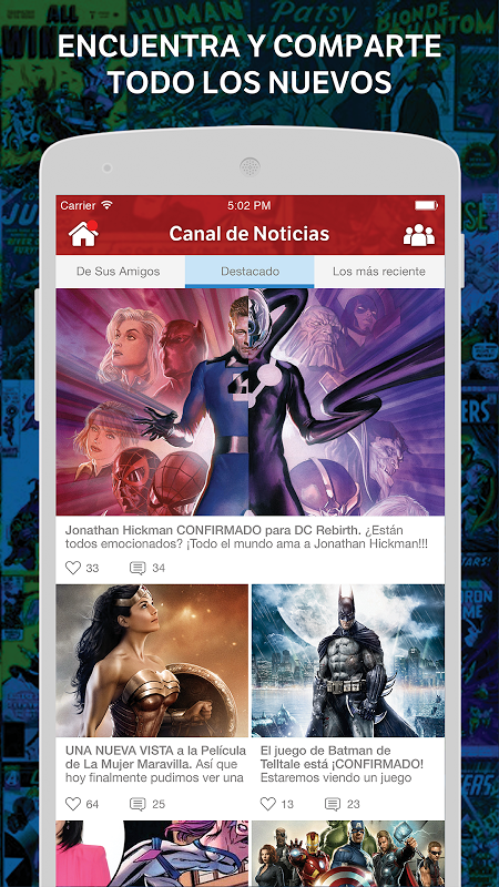 Comics Amino en Español應用截圖第2張