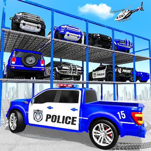 Multi Level Police Car Parking應用截圖第0張