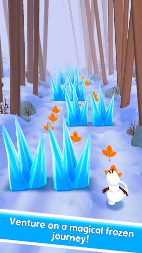 Snowman Rush: Frozen run スクリーンショット 1