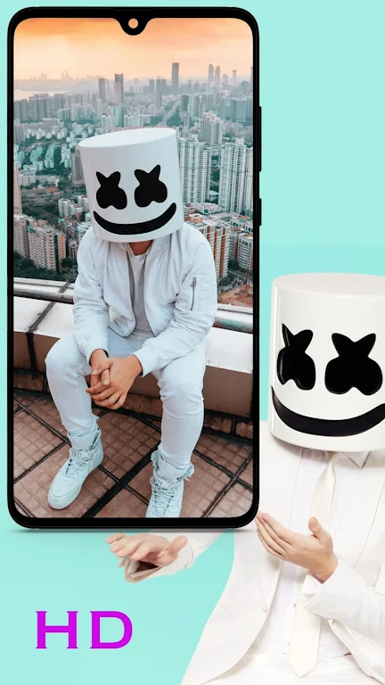 Marshmello Wallpaper Tangkapan skrin 2