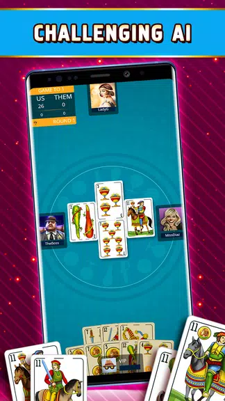 Tute Offline - Card Game スクリーンショット 1