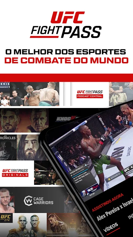 UFC Fight Pass - MMA ao vivo Ảnh chụp màn hình 0