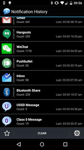 Notification History ဖန်သားပြင်ဓာတ်ပုံ 3