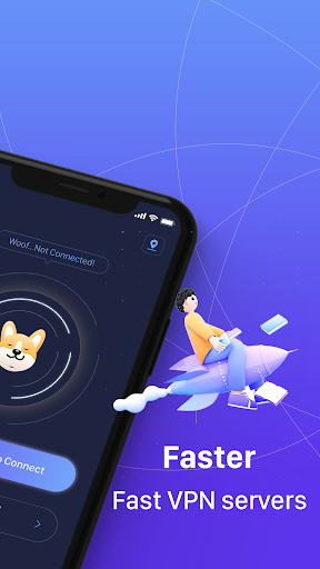 Woof VPN & Wallpaper Captura de pantalla 1