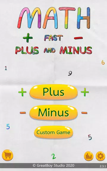 Math Fast Plus and Minus ภาพหน้าจอ 0