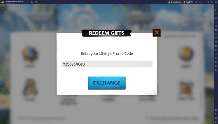 Call of Dragons Redeem Code Instructions