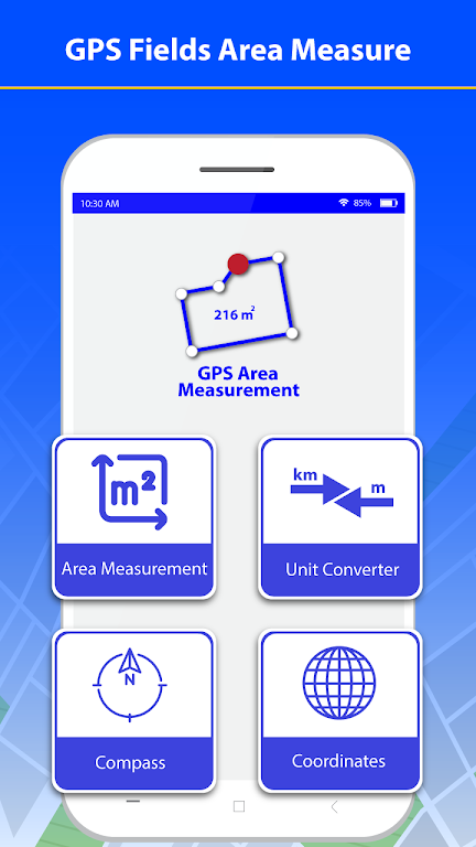 GPS Fields - Area Measure App Screenshot 1