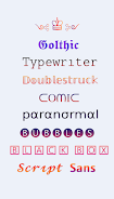 Fonts - Fancy Fonts Art 스크린샷 0