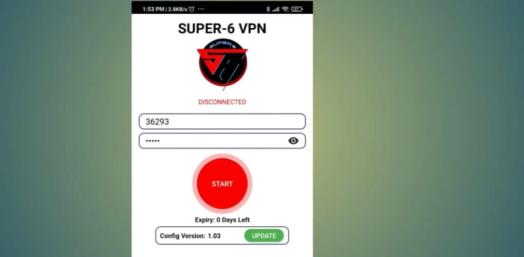 SUPER 6 VPN Ekran Görüntüsü 0