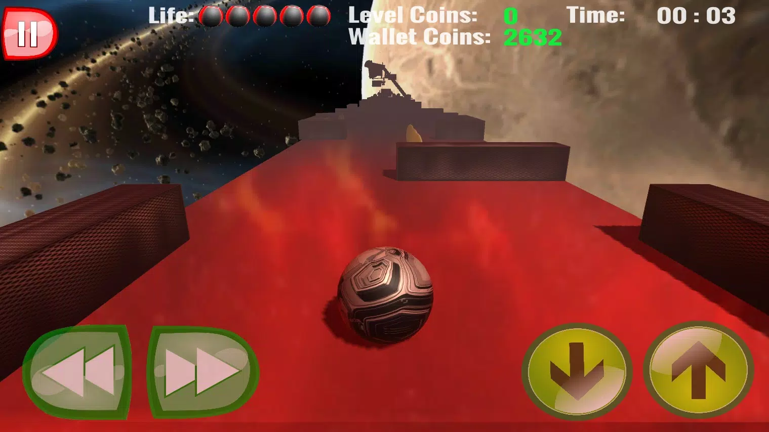 Space Ball: Balance Game Zrzut ekranu 1