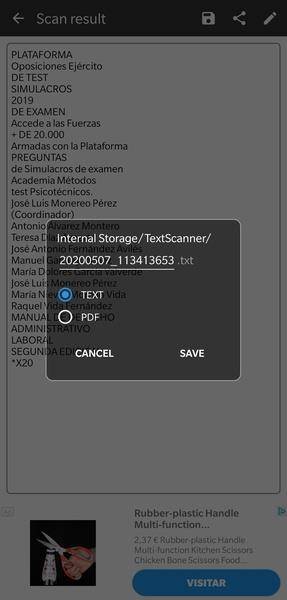 Text Scanner [OCR] Screenshot 2