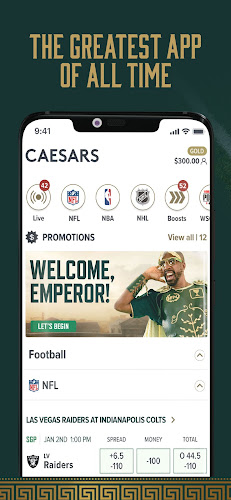 Caesars Sportsbook Schermafbeelding 0