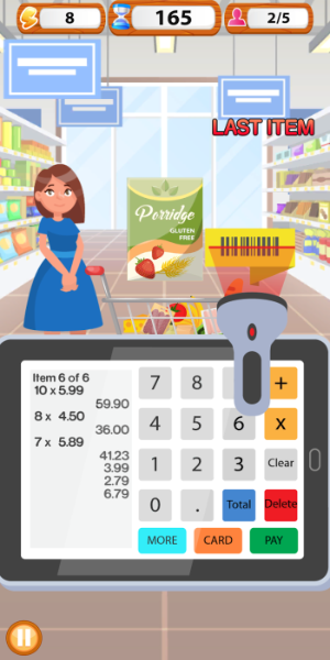 Supermarket Cashier Simulator Mod Ảnh chụp màn hình 0