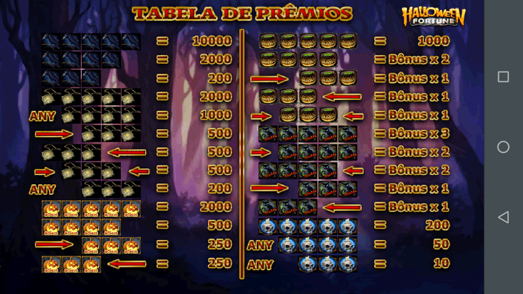 Halloween Fortune Caça Níquel Captura de tela 2