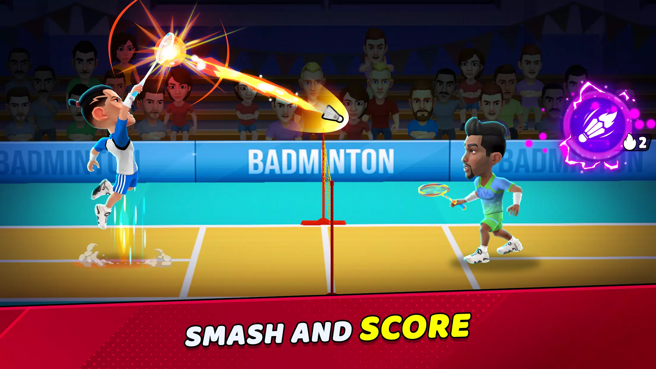 Badminton Clash 3D Captura de pantalla 0