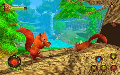 Forest Wild Squirrel Simulator Captura de tela 0