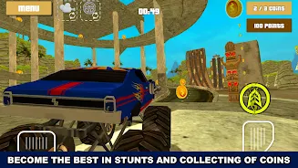 Monster Truck Racing Hero 3D ဖန်သားပြင်ဓာတ်ပုံ 0