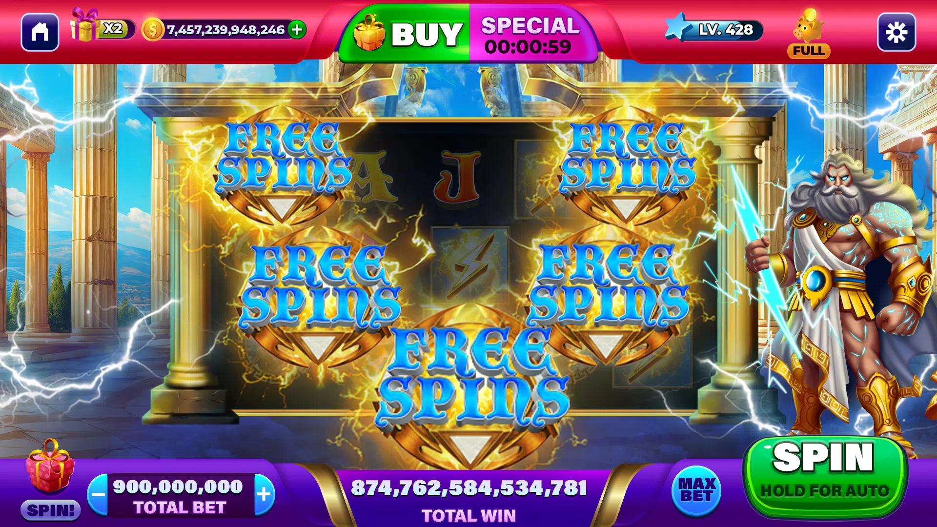 Clover Slots Epic Casino Games Zrzut ekranu 1