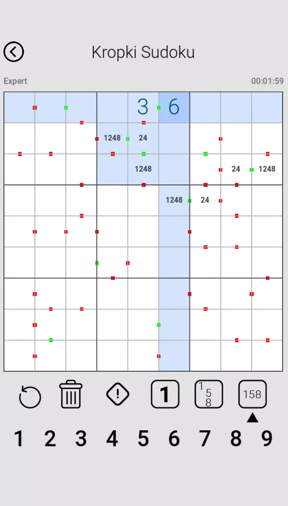 Dot Sudoku स्क्रीनशॉट 3