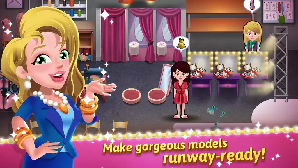 Model Salon Dash: Fashion Game Capture d'écran 0