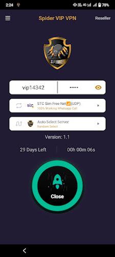 Spider VIP VPN स्क्रीनशॉट 0