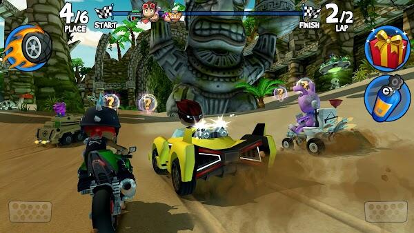 ชายหาด Buggy Racing 2 mod apk