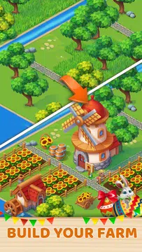 Solitaire Tripeaks: Farm Story 스크린샷 1