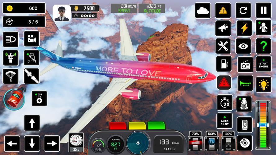 Pilot Flight Simulator Games 스크린샷 3