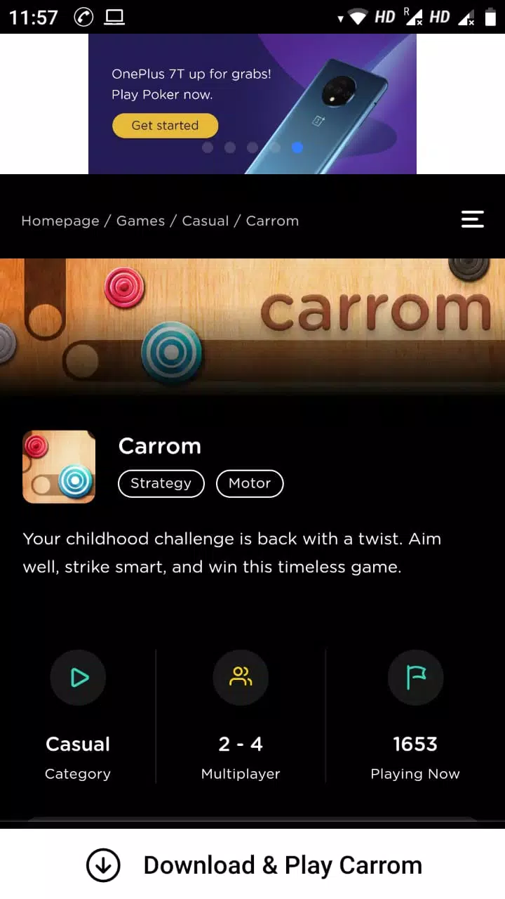 GetMega Carrom Party Screenshot 1