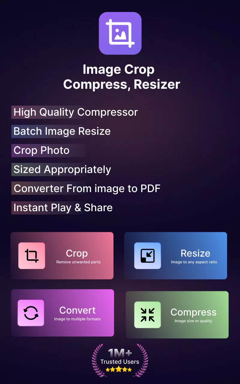 Image Crop - Compress, Resizer Screenshot 0