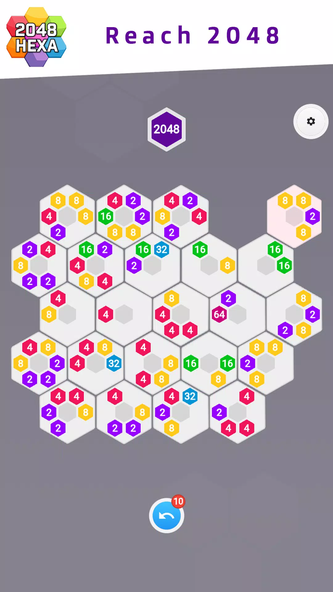 2048 Hexa Capture d'écran 1