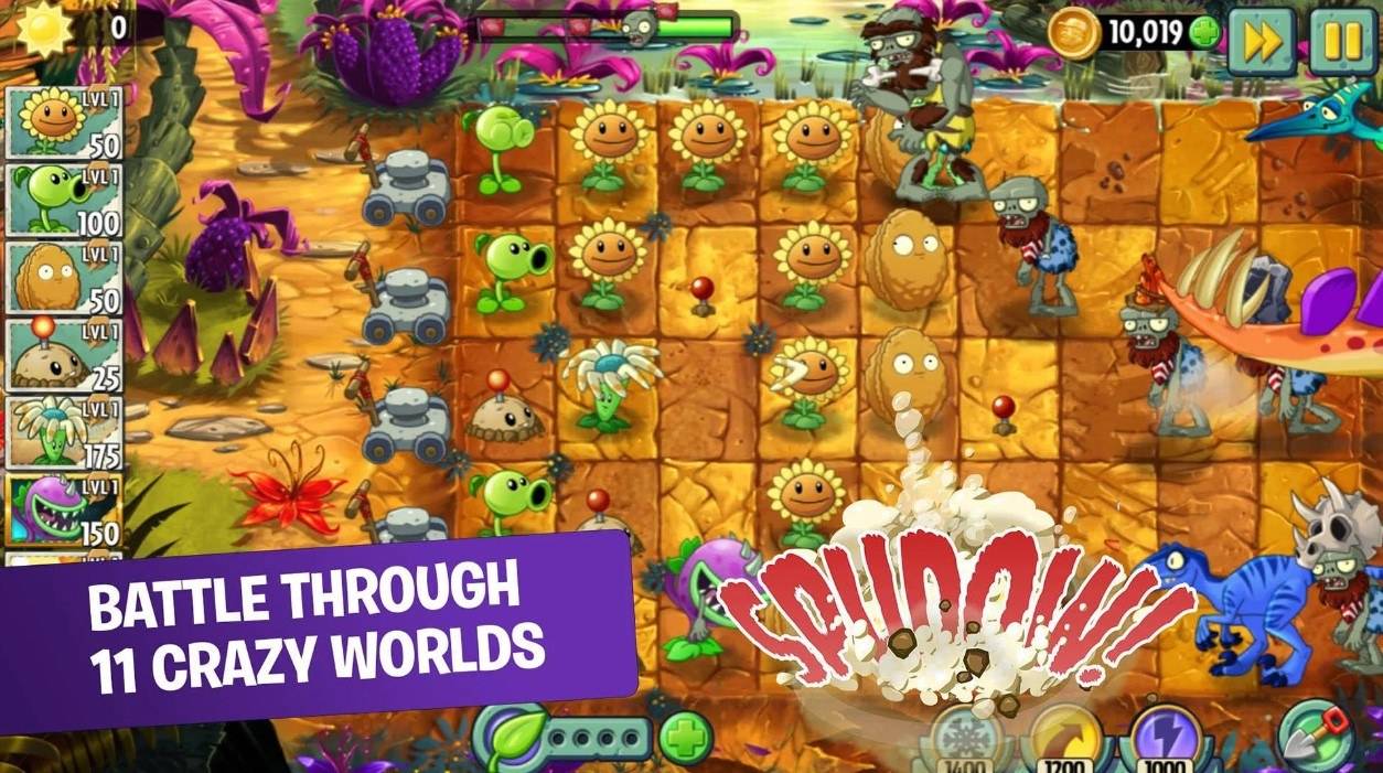 Instalar y jugar plantas vs. Zombies 2 en PC/Mac usando BlueStacks