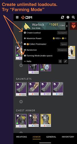 Destiny Item Manager Zrzut ekranu 3