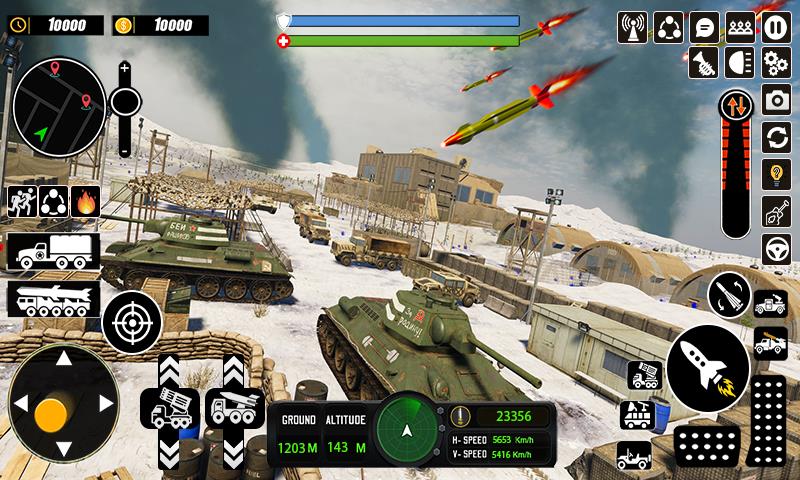 US Army Missile Launcher Game Screenshot 2