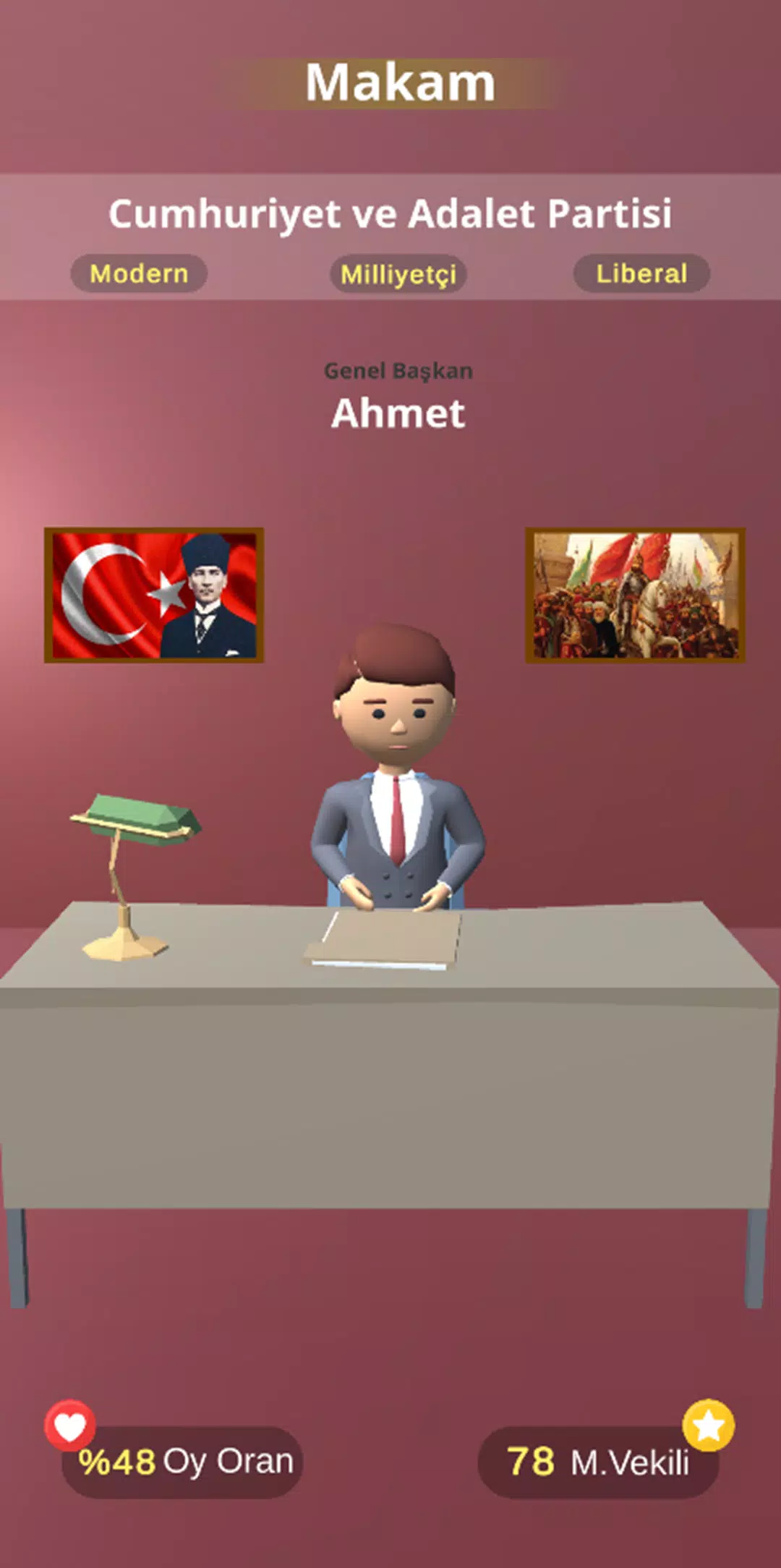 Seçim 2024 Oyunu : Belediye Captura de tela 0