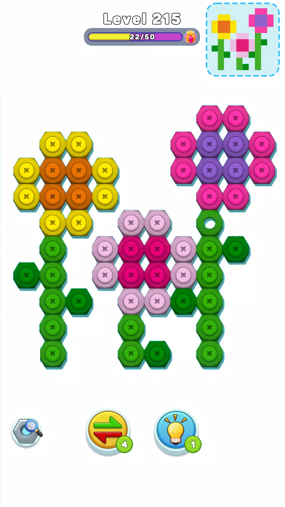 Nut n Bolt Sort: Color Puzzle Schermafbeelding 3