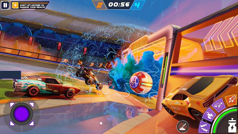 Rocket Car: Car Ball Games Screenshot 0