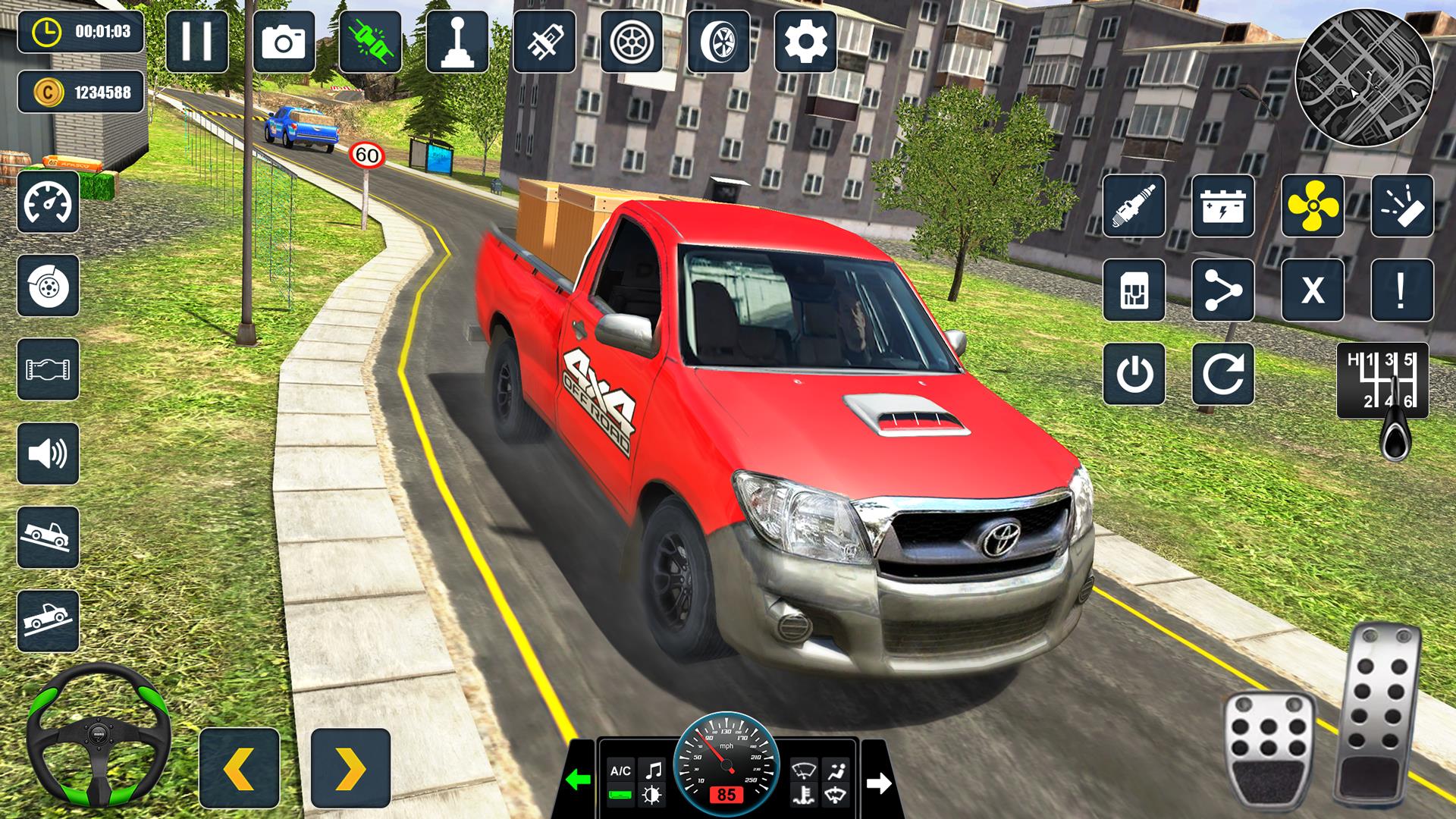 Offroad Pickup Truck Cargo Sim Screenshot 2