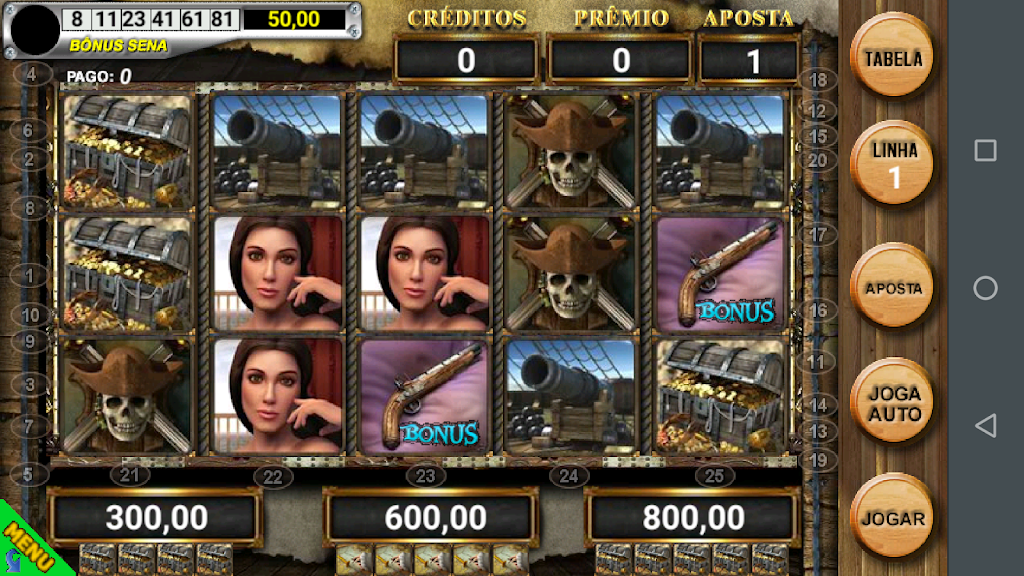 Bucaneiros Caça Níquel 스크린샷 0