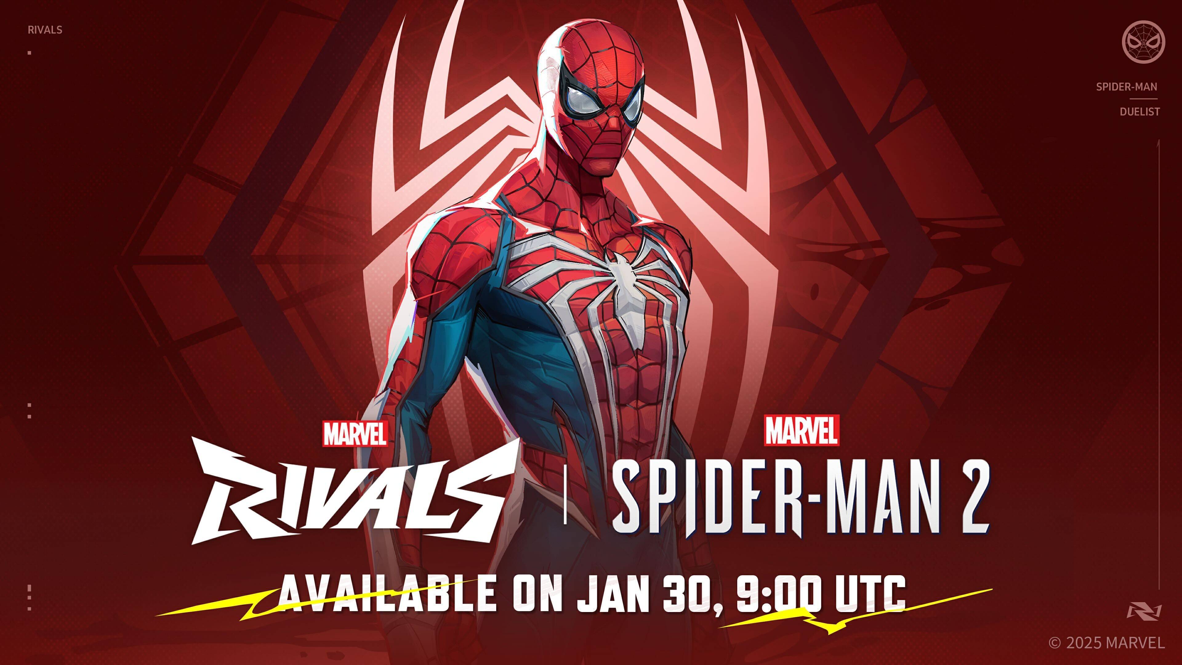 Marvel Rivals Gets Suit from PlayStation's Spider-Man 2 Later This Month