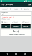 Log Calculator Zrzut ekranu 2