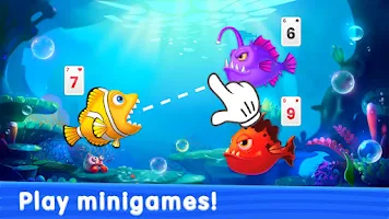 Solitaire TriPeaks: Aquarium 스크린샷 1