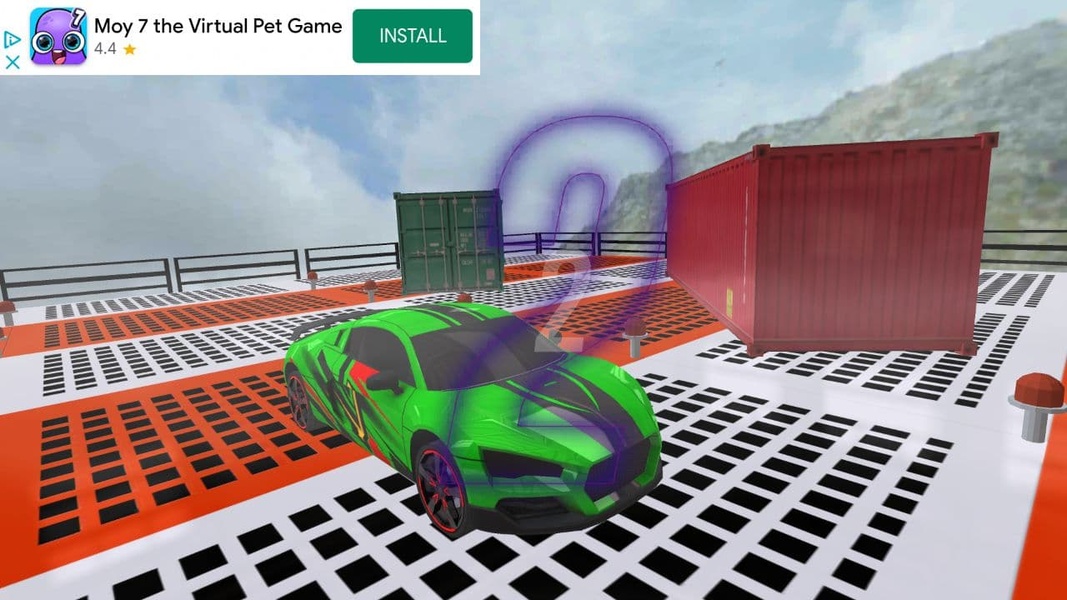 Superhero Mega Ramp GT Racing Stunts Tangkapan skrin 1