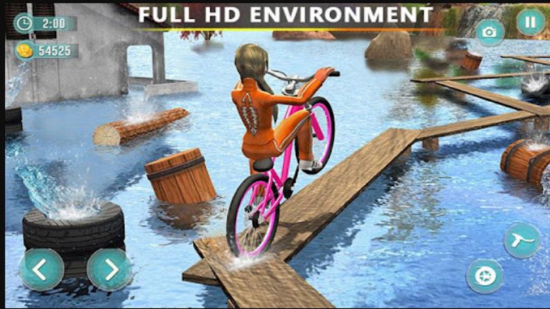 Offroad Bicycle Bmx Stunt Game Captura de pantalla 3